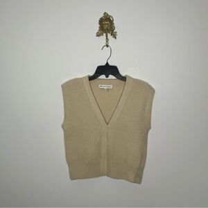 English Factory Fitted V-neck Sweater Vest XS